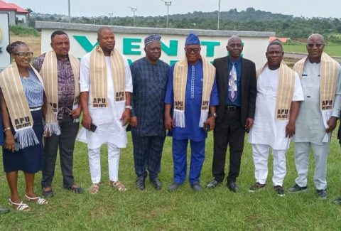 Are Progressive union with Prof. Kelvin Aduloju, Venite University Acting Vice Chancellor