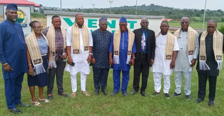 Are Progressive union with Prof. Kelvin Aduloju, Venite University Acting Vice Chancellor