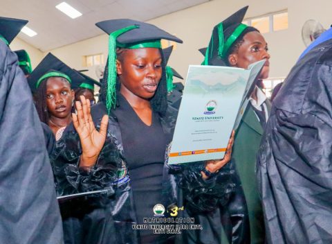 Venite University Matriculates 406 Students on Historic Third Ceremony