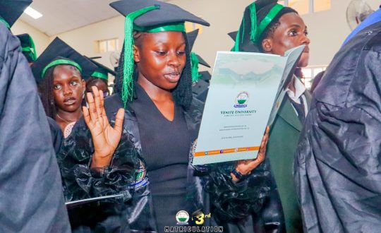 Venite University Matriculates 406 Students on Historic Third Ceremony