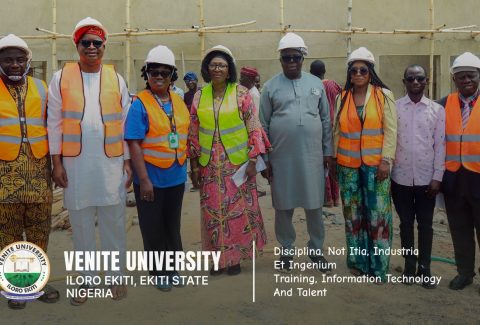 VENITE UNIVERSITY LEADERSHIP INSPECTS KEY INFRASTRUCTURAL PROJECTS