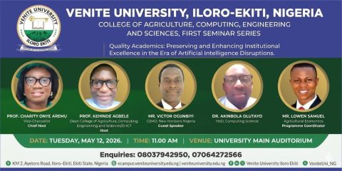 Venite University to Host AI, Academic Excellence Seminar on May 12, 2026